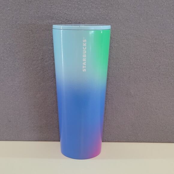 Starbucks Summer 2023 “Technicolor Paint” Cold Cup – 24 oz – GUC– No Straw - Picture 2 of 9